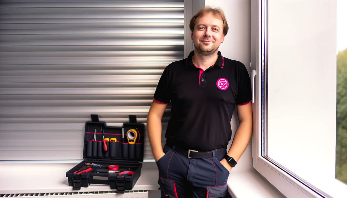 Reparateur Dépanne'Volets souriant apres intervention volet roulant a Vincennes